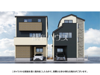 福岡市東区千早1丁目　全2棟　新築分譲住宅物件画像