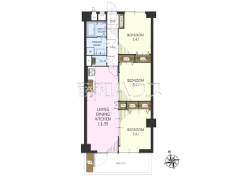 東武鶴瀬西口サンライトマンション物件画像