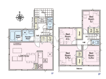小金井市貫井北町２丁目　全1棟　新築分譲住宅物件画像