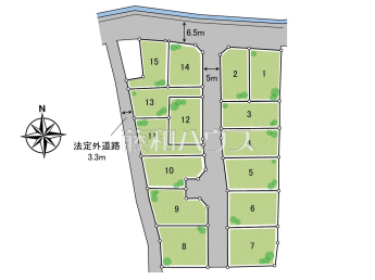 日野市大字宮　全15区画　宅地分譲物件画像