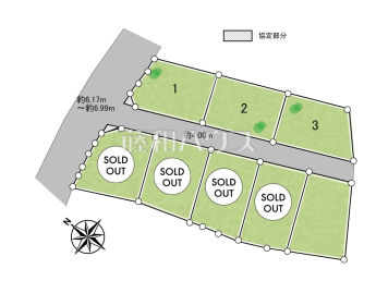那覇市字仲井真　全8区画／1号地　宅地分譲物件画像