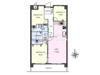 ホワイトパレス姪浜物件画像
