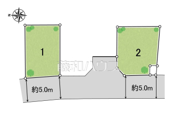 小平市小川町1丁目　全2区画　宅地分譲物件画像