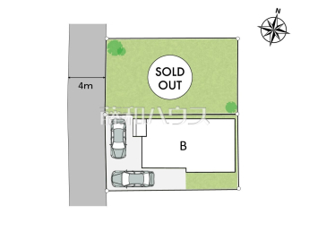 昭島市美堀町2丁目　全2棟　新築分譲住宅物件画像