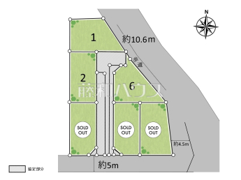 守山区西城１丁目　全6区画　宅地分譲物件画像