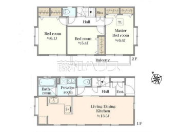 昭島市郷地町3丁目　中古戸建て物件画像