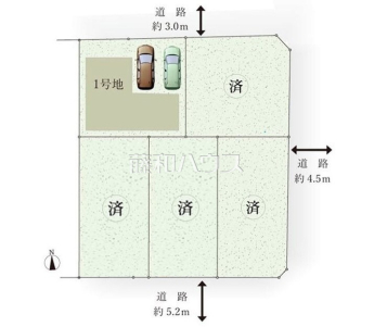 北名古屋市鹿田10期　全5棟　新築分譲住宅物件画像