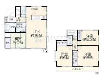 新座市畑中3丁目　中古戸建て物件画像