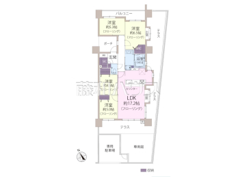  エイリックタウン箱崎公園ファミリアEAST棟物件画像