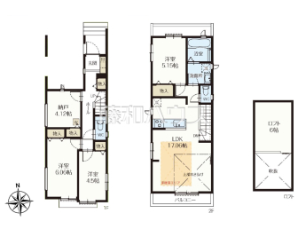 練馬区中村南1丁目　全1棟　新築分譲住宅物件画像
