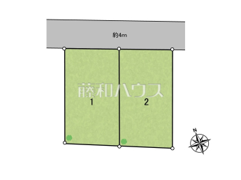西東京市向台町4丁目　全2区画　建築条件付き売地物件画像