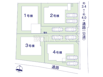 福岡市早良区重留1丁目　全4棟　新築分譲住宅物件画像