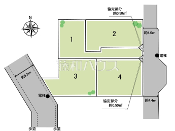 三鷹市井口5丁目　全4区画　宅地分譲物件画像