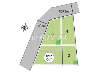 東大和市南街3丁目　全4棟　新築分譲住宅物件画像