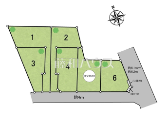 練馬区北町7丁目　全6区画　宅地分譲物件画像