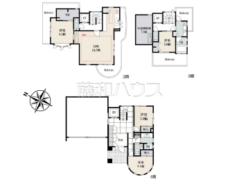 世田谷区成城2丁目　中古戸建て物件画像