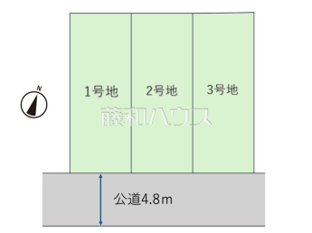 福岡市東区名島5丁目　全3区画　建築条件付売地物件画像