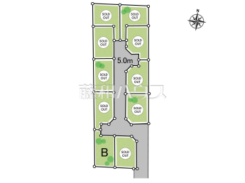 小金井市東町3丁目　全34区画／B号地　宅地分譲物件画像