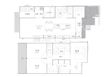 福岡市城南区干隈2丁目　全3棟／3号棟　新築分譲住宅物件画像