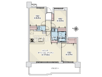 ルネッサンス21リバーサイド城南物件画像