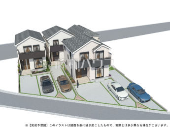 昭島市田中町2丁目　全4棟　新築分譲住宅物件画像