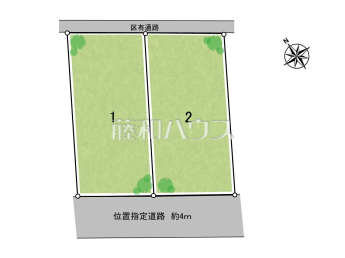 練馬区貫井2丁目　全2区画　宅地分譲物件画像