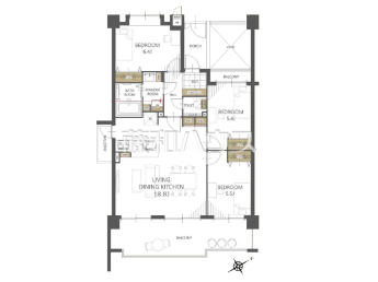 JGMヴェルデ板付中央公園物件画像