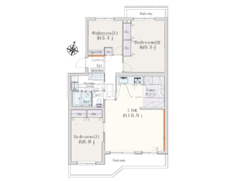 府中第2団地　エステート晴見　2号棟物件画像
