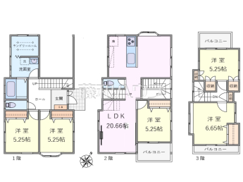 富士見市上沢1丁目　中古戸建て物件画像