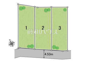 杉並区久我山5丁目　全3区画　建築条件付売地物件画像