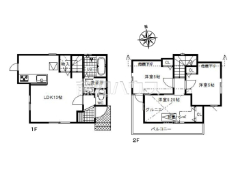 所沢市中新井１丁目　全１棟　新築戸建物件画像