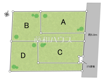 富士見市上沢1丁目　全4区画　宅地分譲物件画像