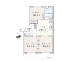 給田西住宅4号棟物件画像