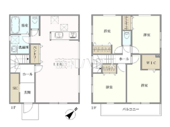 八王子市北野台1丁目　全1棟　新築分譲住宅物件画像