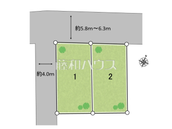 福岡市早良区飯倉3丁目　全2区画　宅地分譲物件画像