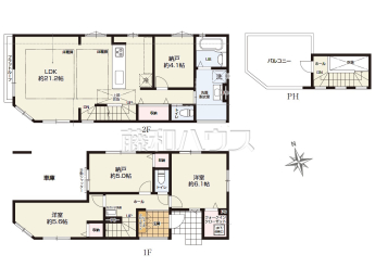 練馬区平和台2丁目　全1棟　新築分譲住宅物件画像
