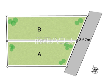 立川市砂川町8丁目　全2区画　宅地分譲物件画像