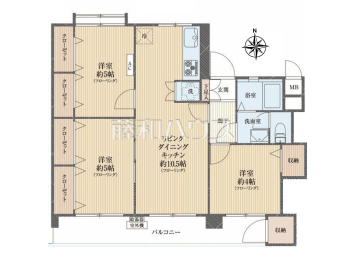 公社多摩川住宅ト-3号棟物件画像