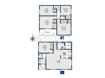 名古屋市北区元志賀町248②　全2棟／1号棟　新築分譲住宅物件画像