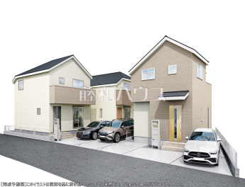 狛江市東野川3丁目　全3棟　新築分譲住宅物件画像