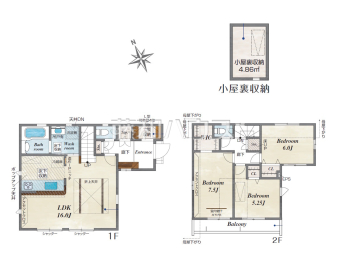 昭島市朝日町4丁目　全1棟　新築分譲住宅物件画像