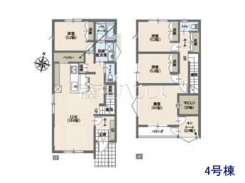 守山区新城1期　全10棟／4号棟　未入居戸建て物件画像