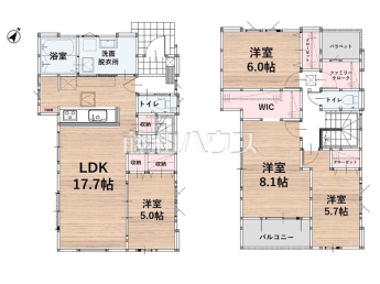 福岡市西区拾六町4丁目　全1棟　新築分譲住宅物件画像