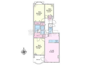 京王府中マンション物件画像