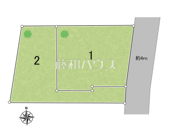 小平市喜平町1丁目　全2区画　建築条件付売地物件画像