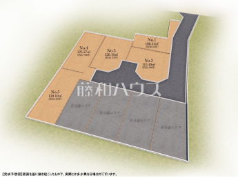 武蔵野市境南町3丁目　全5区画　宅地分譲物件画像
