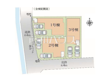 福岡市早良区飯倉3丁目　全3棟　新築分譲住宅物件画像