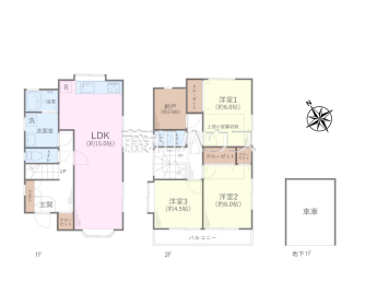 府中市住吉町3丁目　中古戸建て物件画像