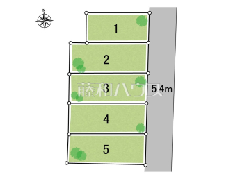 名古屋市北区東長田町1期　全5区画　宅地分譲物件画像