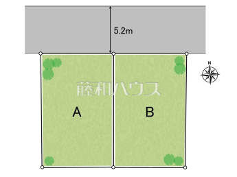 八王子市元八王子町3丁目　全2区画　宅地分譲物件画像